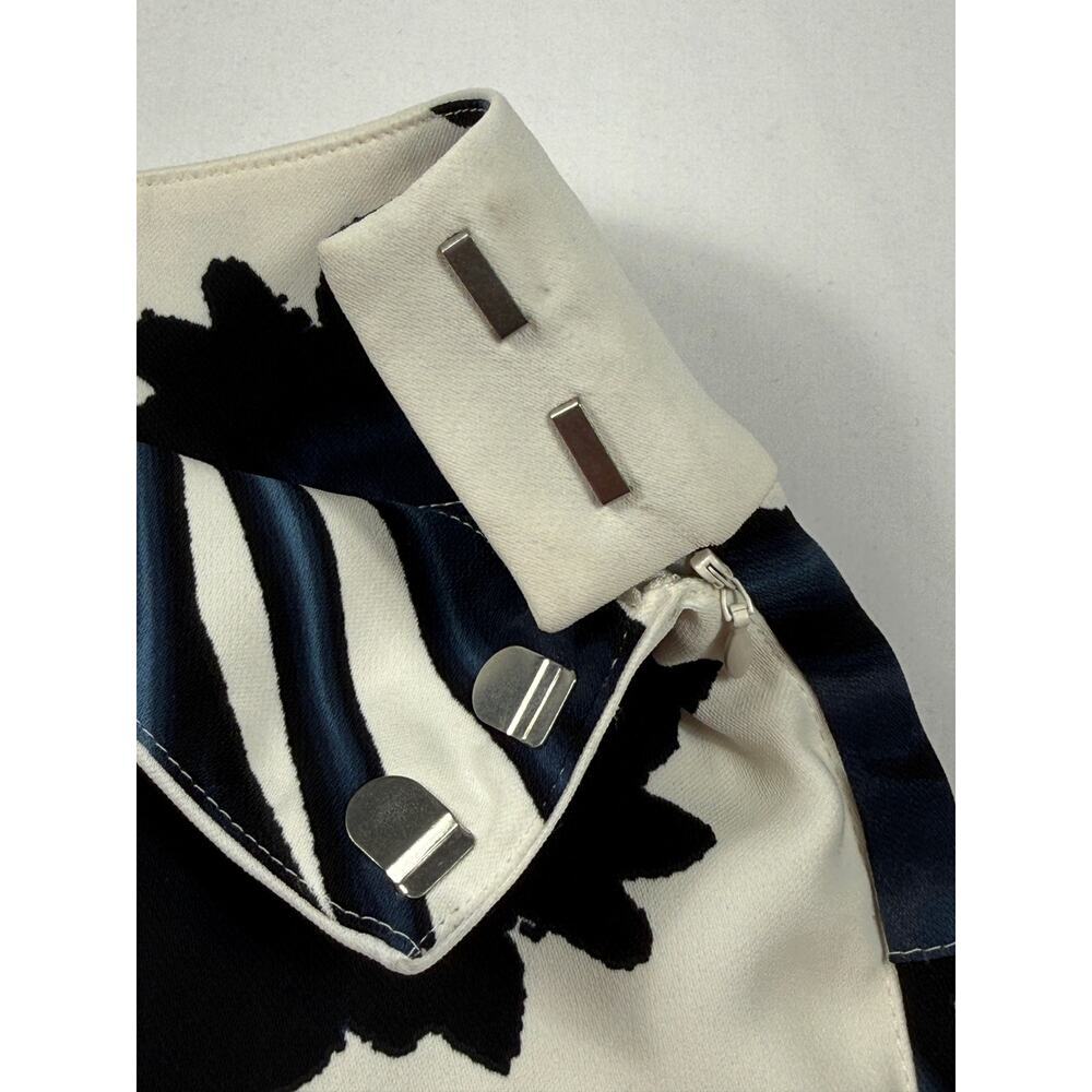 NWT Halston Heritage set of Strapless Top & pencil skirt white and  blue - Picture 7 of 16